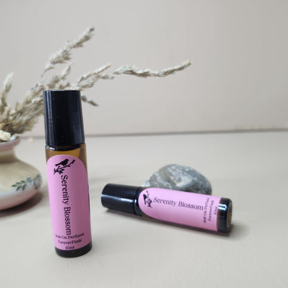 Roll On Perfume, Essential Oil Blend, Gift for her, fragrance oil, Perfume oil, Serenity Blossom Perfume