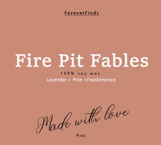Scented Candle, Unique scented candle, Gift for loved Once, Gifting candle, Fire Pit Fables Candle, Fire Candle, Gift hor Her