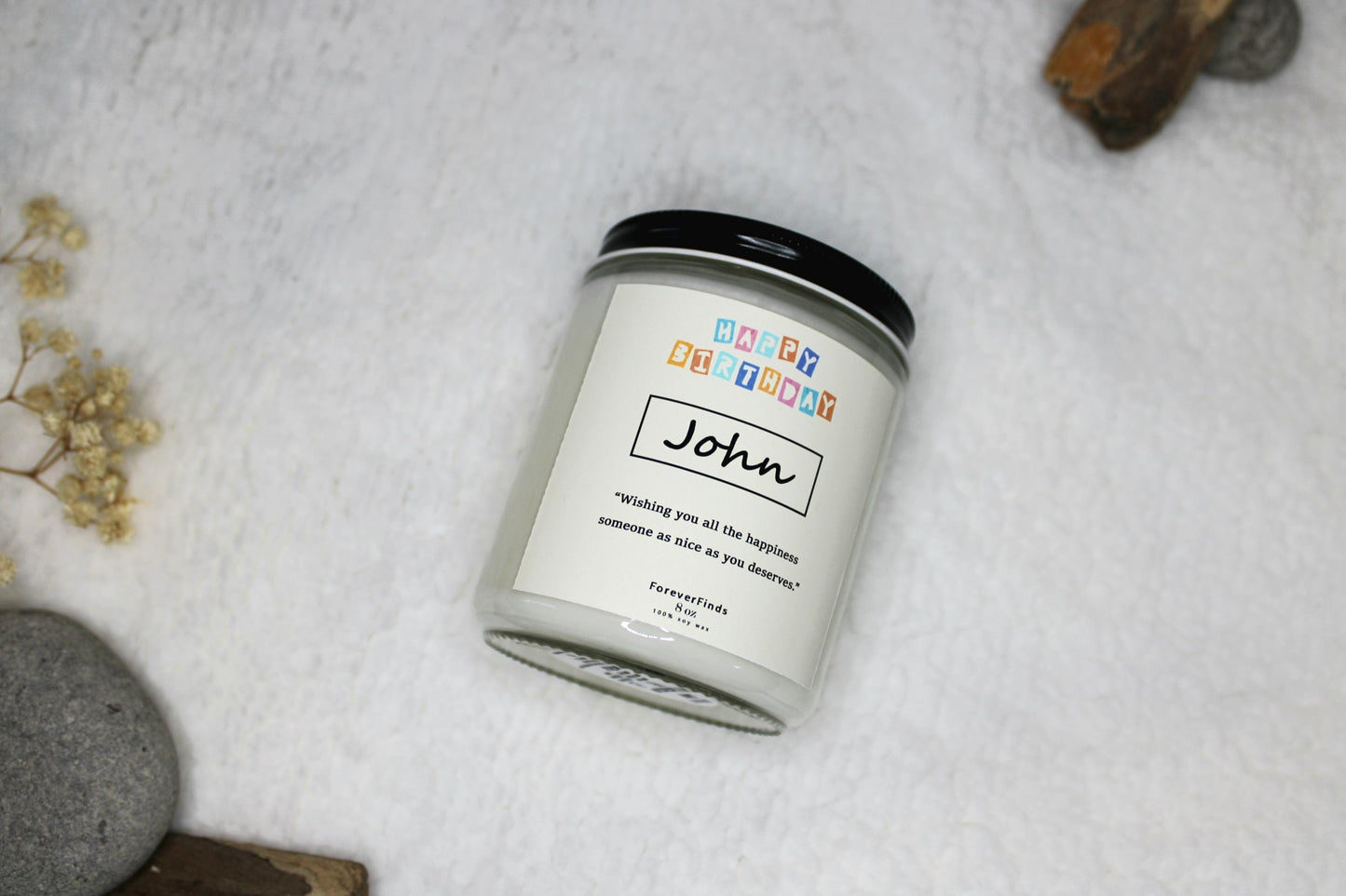 Scented Candle, Personalized Candle, Private Label Candle, Custom Logo, Gift for Her, Funny Candle label, Best Friend Gift, Birthday Candle