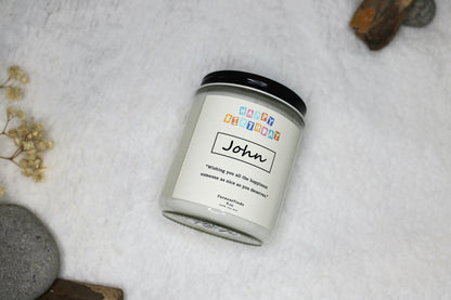 Scented Candle, Personalized Candle, Private Label Candle, Custom Logo, Gift for Her, Funny Candle label, Best Friend Gift, Birthday Candle