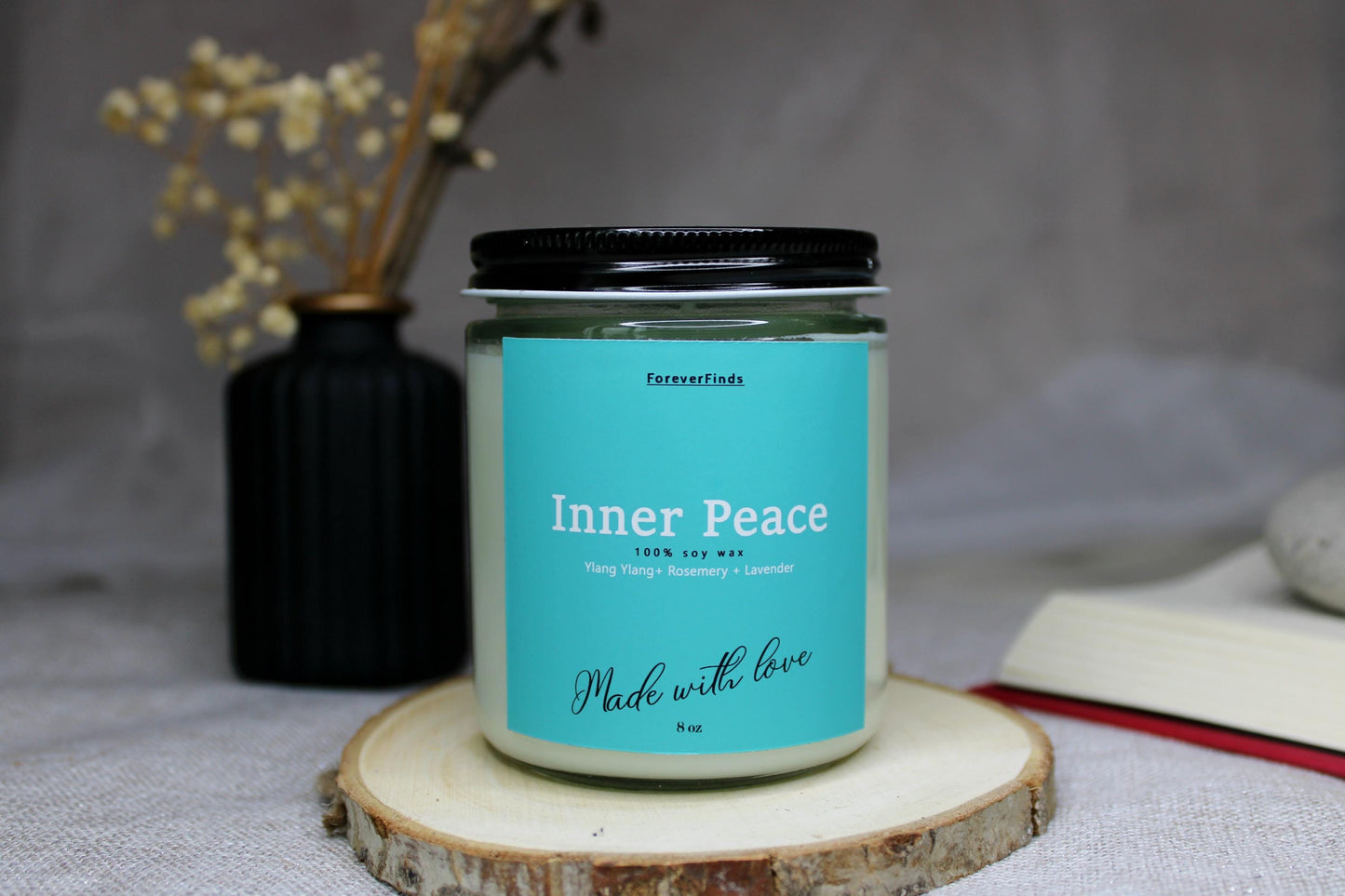 Peace Candle, Yoga Candle,  Scented Candle, Meditation Candle, Unique scented candle, Gift for loved Once, Inner Peace Candle, Gift hor Her