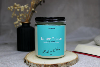 Peace Candle, Yoga Candle,  Scented Candle, Meditation Candle, Unique scented candle, Gift for loved Once, Inner Peace Candle, Gift hor Her