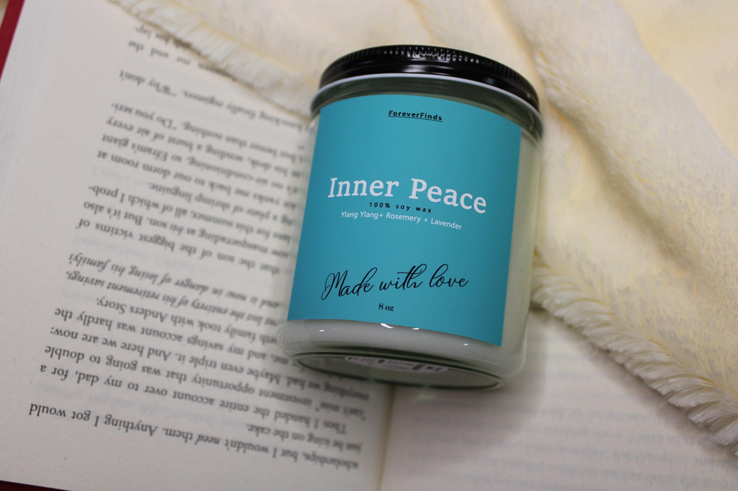 Peace Candle, Yoga Candle,  Scented Candle, Meditation Candle, Unique scented candle, Gift for loved Once, Inner Peace Candle, Gift hor Her