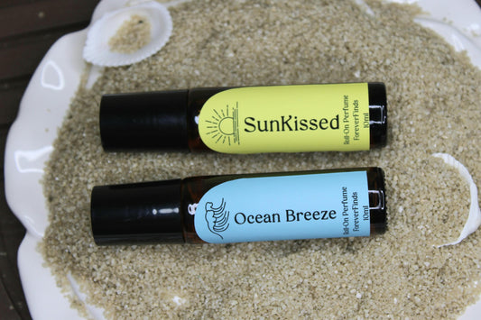 Roll On Perfume set of 2, Essential Oil Blend, Gift for her,  Perfume oil, fragrance oil, self care, natural perfume, essential oil