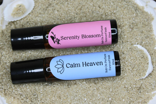 Roll On Perfume set of 4, Natural perfume, gift for him, Essential Oil Blend, Gift for her, fragrance oil, Perfume oil