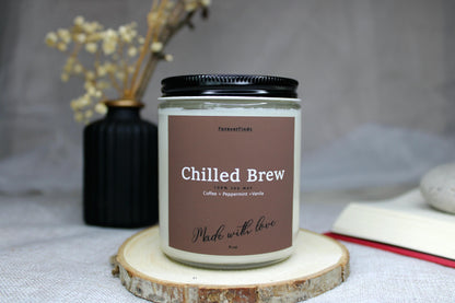 Coffee Candle, Gift hor Her,Scented Candle, Unique scented candle, Gift for loved Once, Gifting candle, Chilled Brew Candle