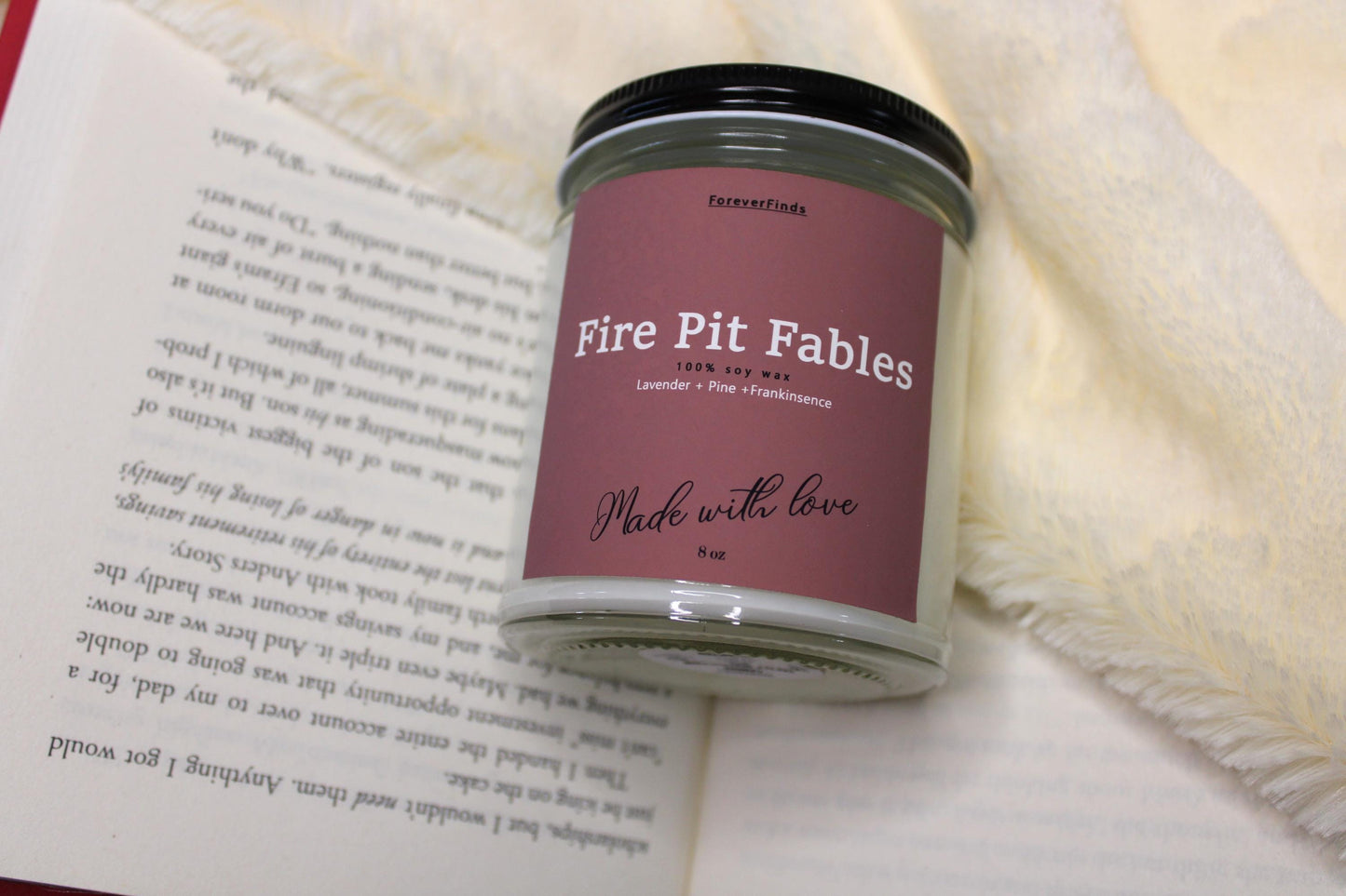 Fire Pit Candle, Scented Candle, Unique scented candle, Gift for him, Gifting candle, Fire Pit Fables Candle, Fire Candle, Gift hor Her
