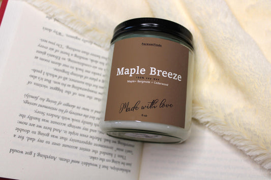 Maple Candle, Gifting candle, Scented Candle, Unique scented candle, Gift for loved Once, Maple Breeze Candle, Gift hor Her