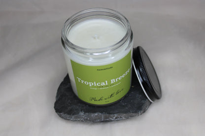 Summer candle,  Scented Candle, Gift for loved Once, Gifting candle, Gift hor Her, Tropical Breeze Candle, vibrant Candle, fruit candle