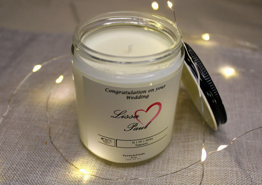 Wedding candle, customize Candle, Personalized candle, Private Label Candle, Custom Logo, Gift for Her, Funny Candle label, Best Friend Gift