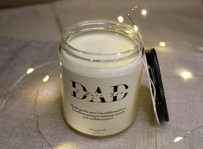 gift for dad, customize Candle, Private Label Candle, Custom Logo, Gift for Her, Funny Candle label, Best Friend Gift, gift for dad,