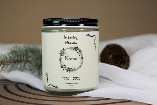 customize Candle, Private Label Candle, Custom Logo, Gift for Her, Funny Candle label, Best Friend Gift, In loving memory candle