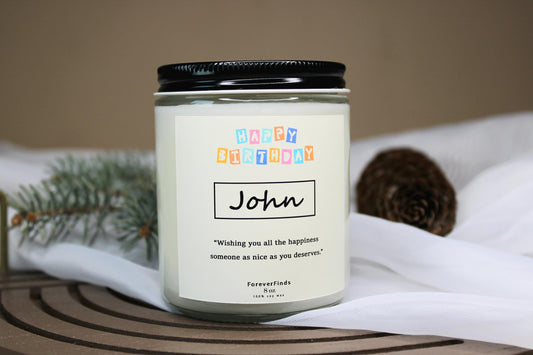 Scented Candle, Personalized Candle, Private Label Candle, Custom Logo, Gift for Her, Funny Candle label, Best Friend Gift, Birthday Candle