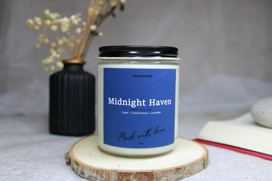 Scented Candle,Fall candle, Gift for him,  Midnight Heaven Candle, Calm Candle, Gift hor Her, Gifting candle, cozy candle, autumn Candle