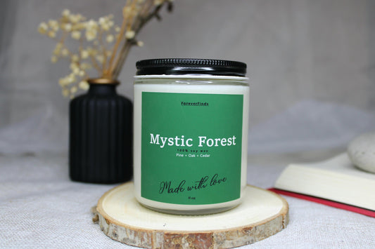 Erthy Candle, Fall candle, Scented soy Candle, Gift for him, Gifting candle, fall candle,  Mystic Forest Candle, Forest Candle, Gift hor Her