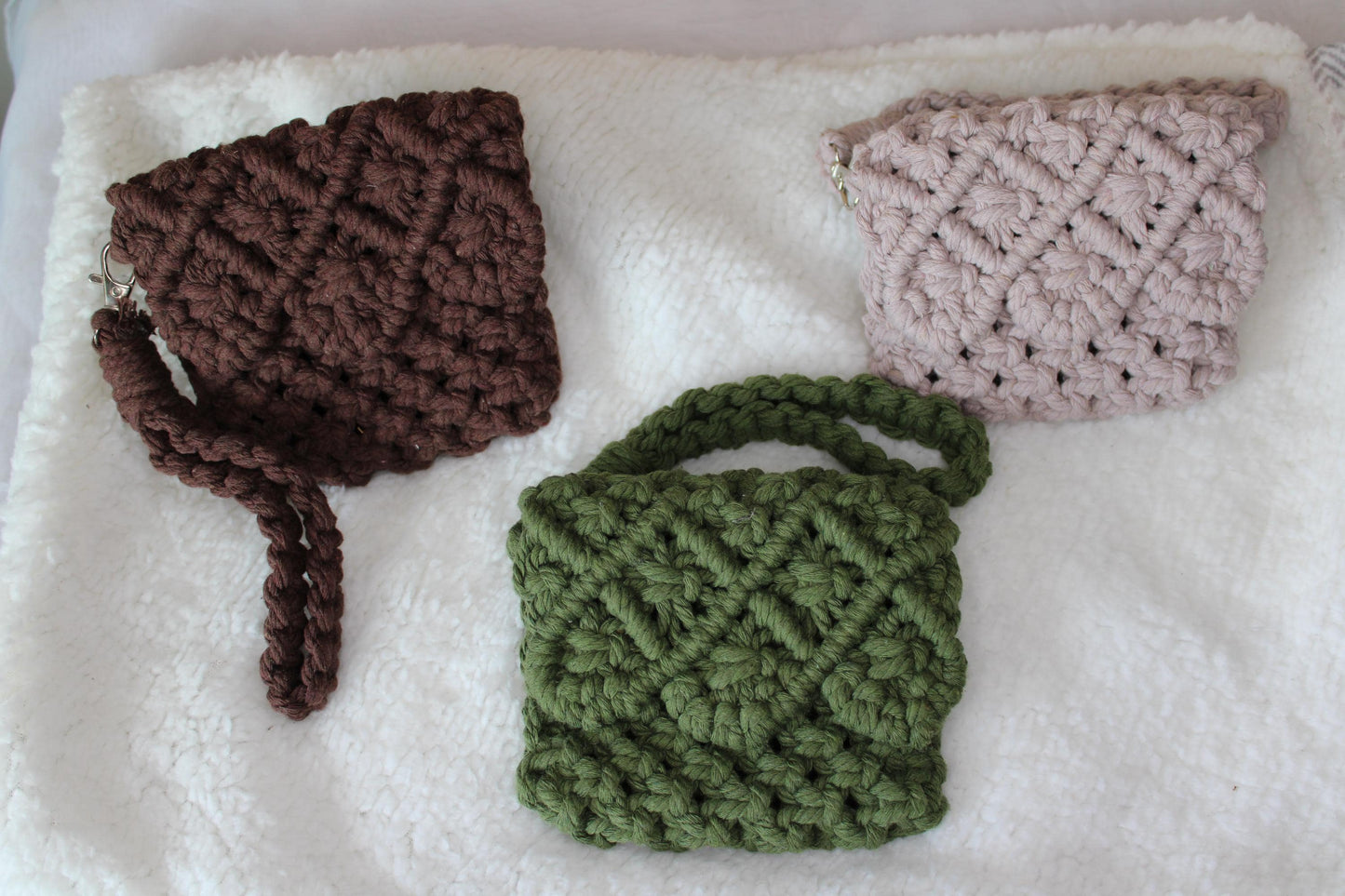 Macarame Wallet, Small hand Purse, Girls Wallet, Fidt for her, Travel Wallet, Mini Macarame Bag, Cotton Purse, Gift for MOM