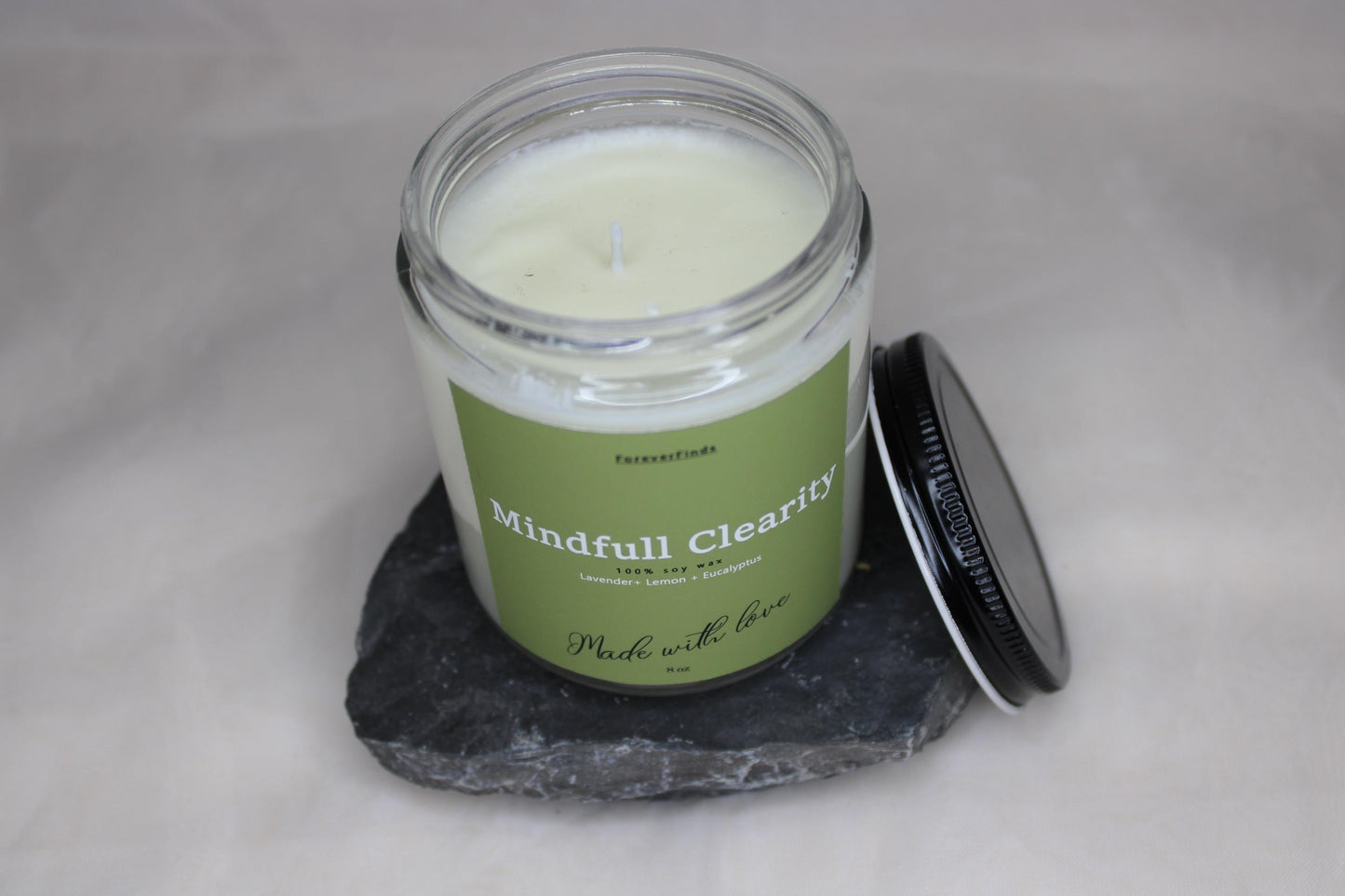 Mindful Clarity Candle, Healing Candle, Aroma Candle, Scented Candle, wellness scented candle, Gift for him, Gifting candle,  Gift hor Her