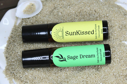 Roll On Perfume set of 4, Natural perfume, gift for him, Essential Oil Blend, Gift for her, fragrance oil, Perfume oil
