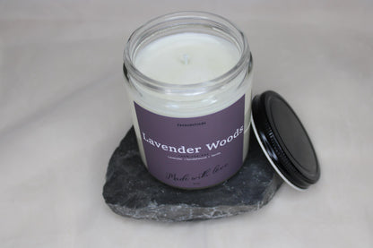 Lavender Candle, Scented Candle, Gift for him, Gift hor Her, Spa candle,  Gifting candle, Woods Candle, relaxing Candle, Cozy fragrance