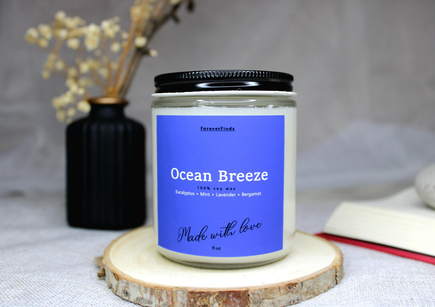 Scented Candle, Summer gift candle, Gift hor Her,   Gifting candle, Ocean Breeze Candle, Spring Candle, Gift for loved Once, beach candle