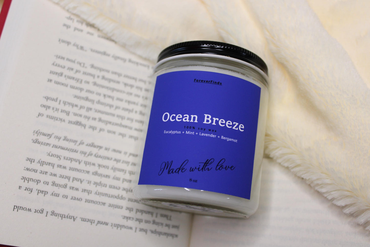 Scented Candle, Summer gift candle, Gift hor Her,   Gifting candle, Ocean Breeze Candle, Spring Candle, Gift for loved Once, beach candle