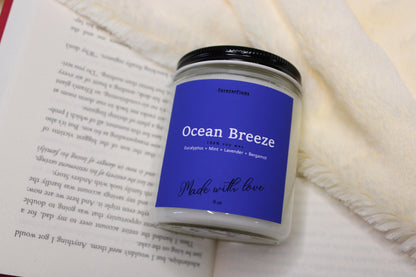 Scented Candle, Summer gift candle, Gift hor Her,   Gifting candle, Ocean Breeze Candle, Spring Candle, Gift for loved Once, beach candle