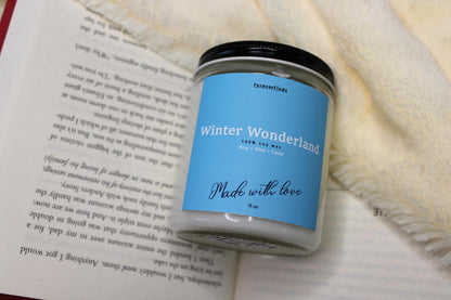 Winter Wonderland Candle, Winter candle,  Scented Candle, Gift for loved Once, Gifting candle,Fresh Candle, Gift hor Her, gift for him