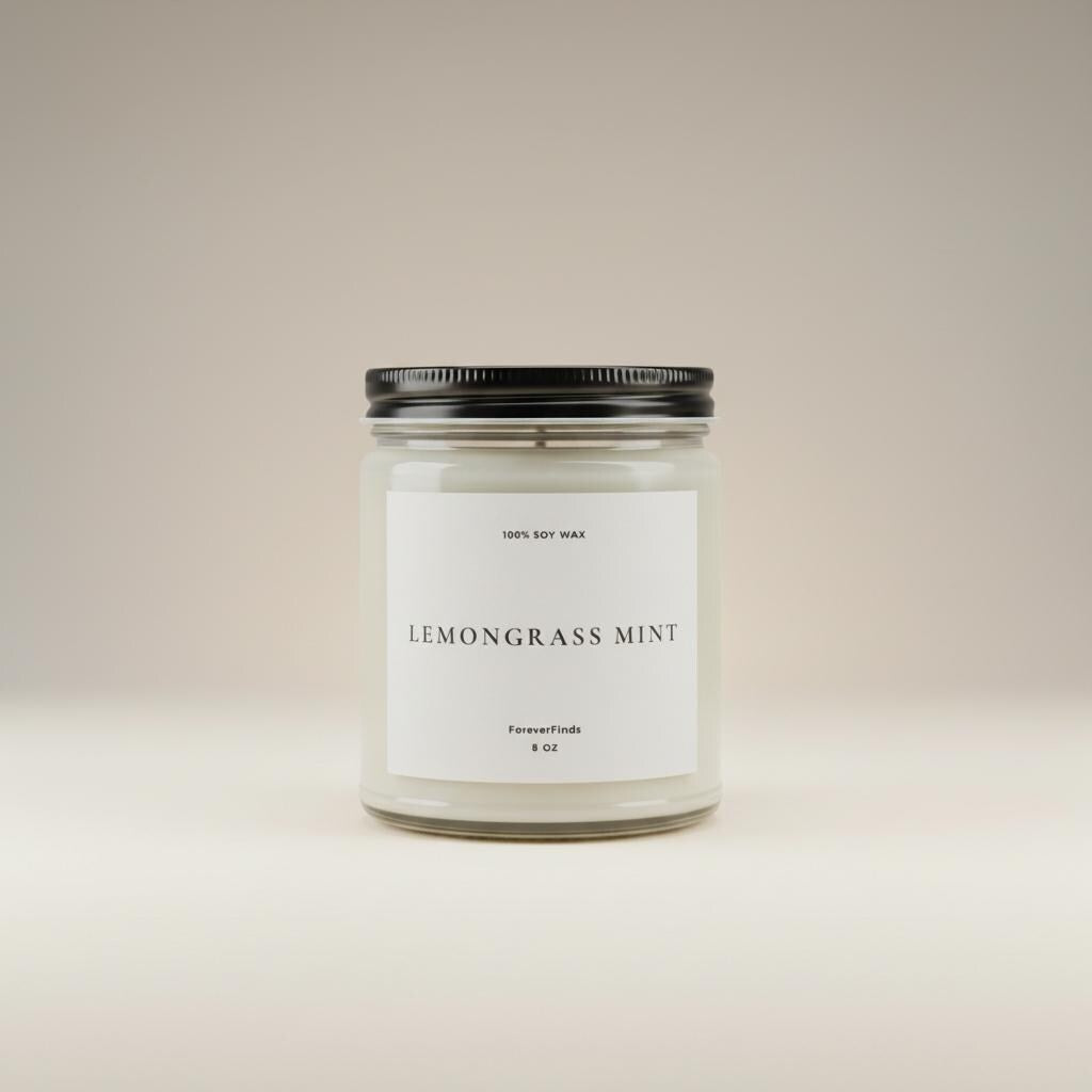 Lemongrass Mint Soy Candle