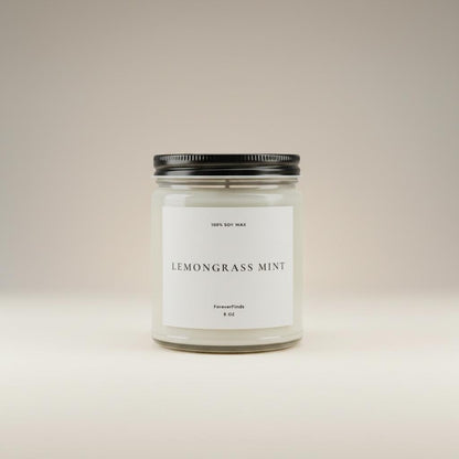 Lemongrass Mint Soy Candle
