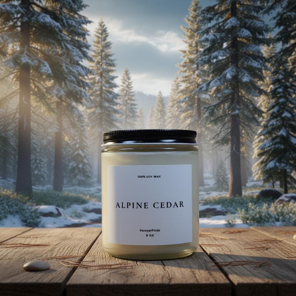 Alpine Cedar Soy Candle