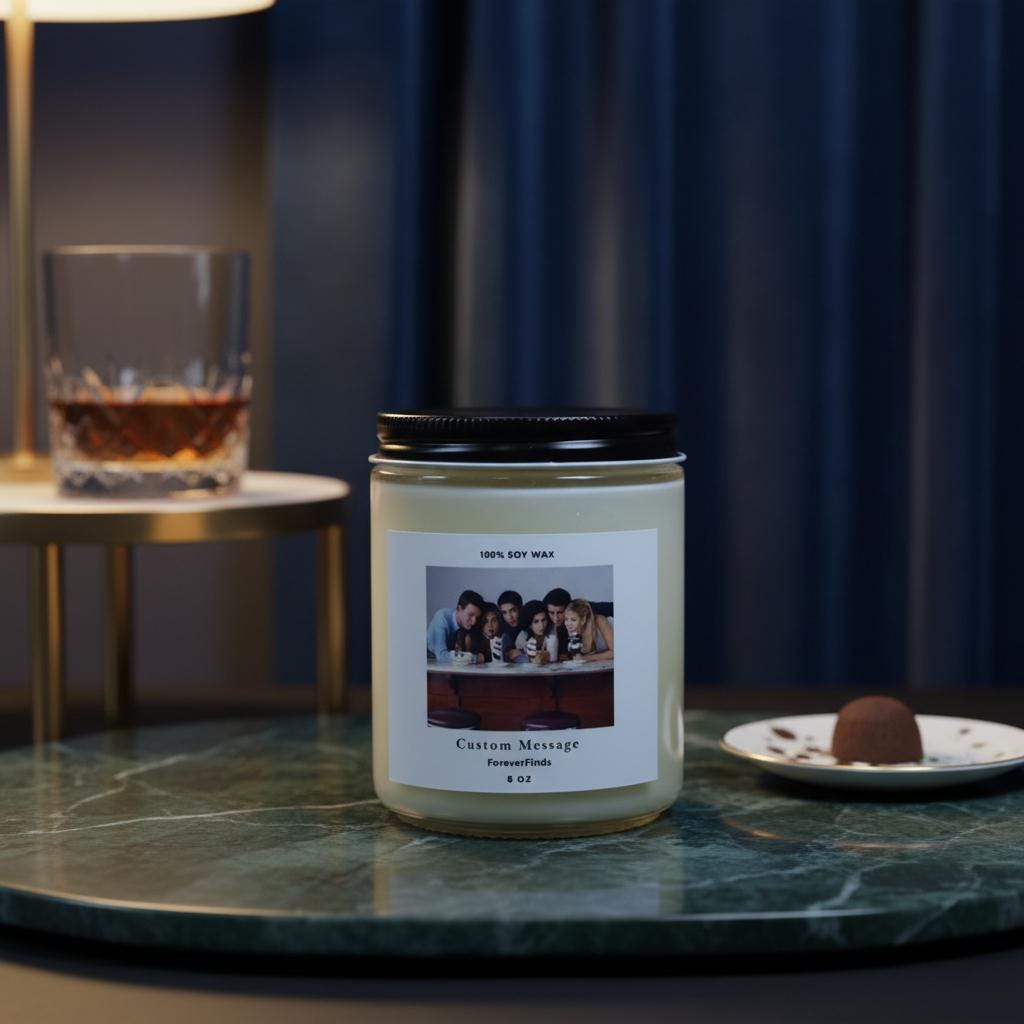 Personalized Photo Scented Candle