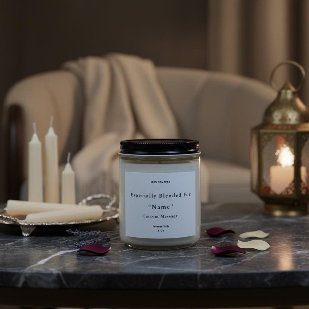 Personalized Name Scented Candle