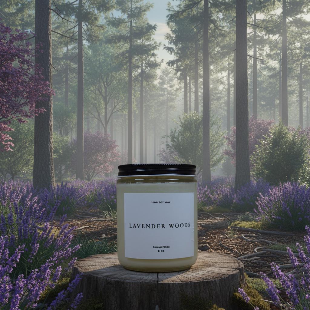Lavender Woods Soy Candle