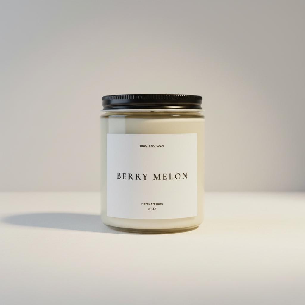 Berry Melon Soy Candle