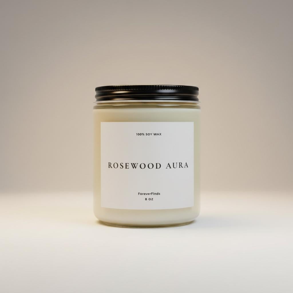 Rosewood Aura Soy Candle