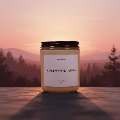 Rosewood Aura Soy Candle