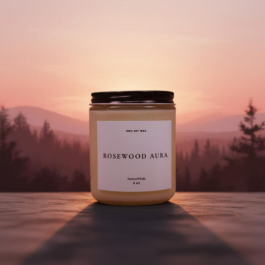 Rosewood Aura Soy Candle