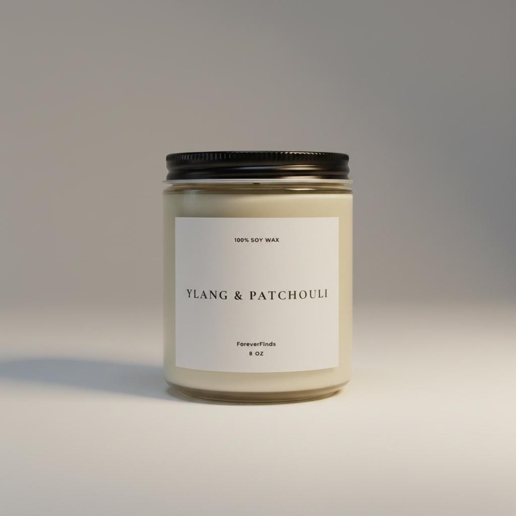 Ylang Patchouli Soy Candle