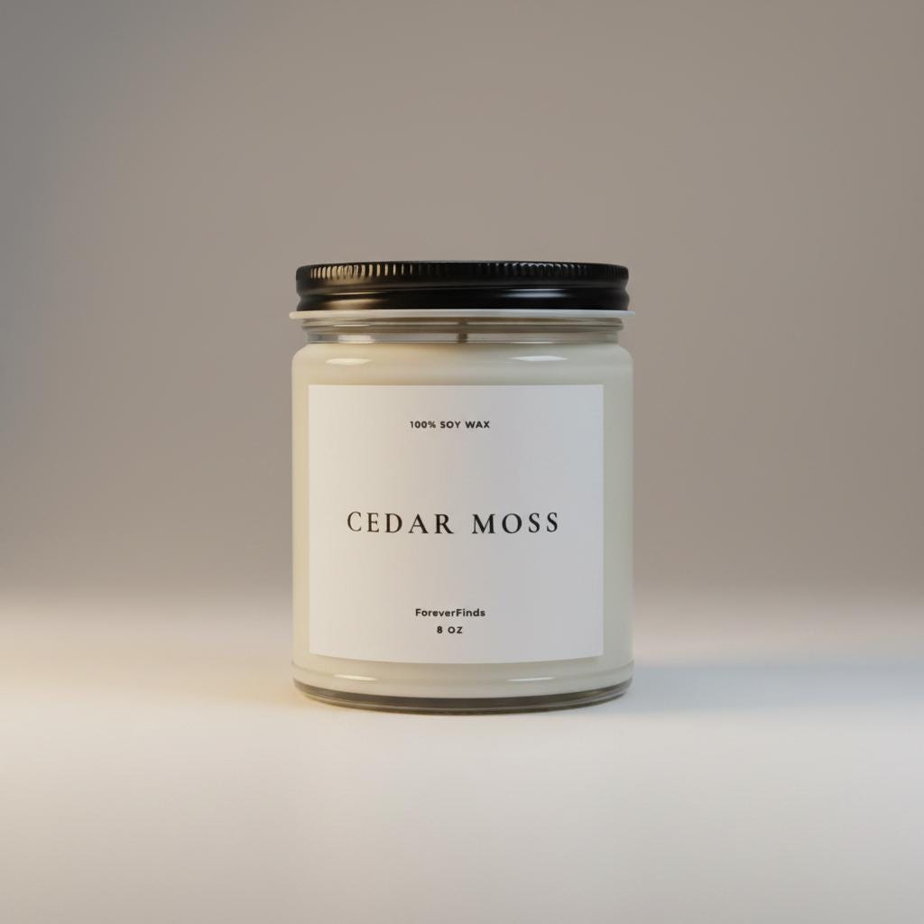 Cedar Moss Soy Candle