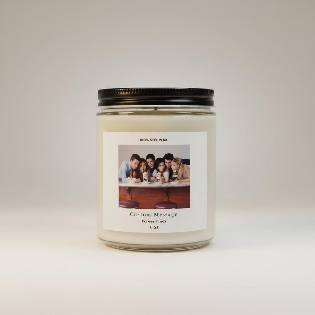 Personalized Photo Scented Candle