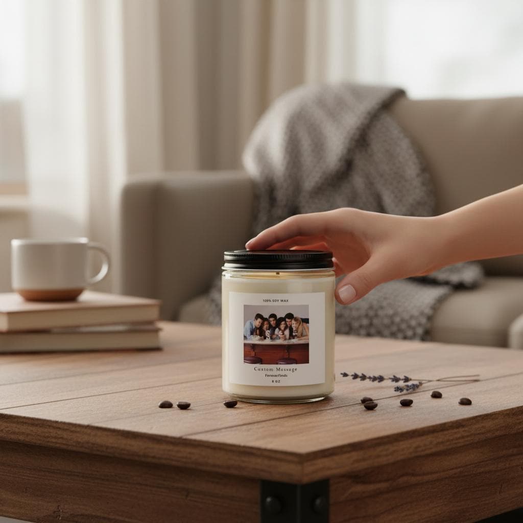 Personalized Photo Scented Candle