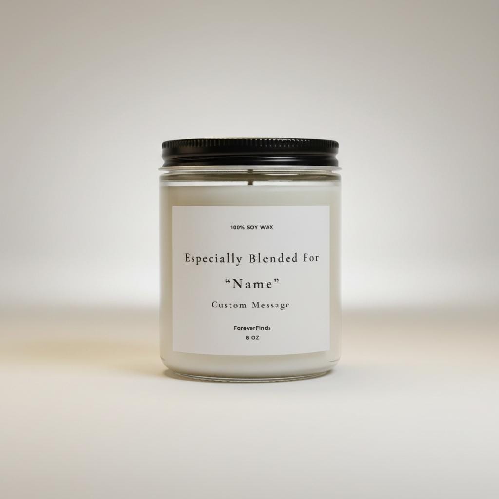 Personalized Name Scented Candle